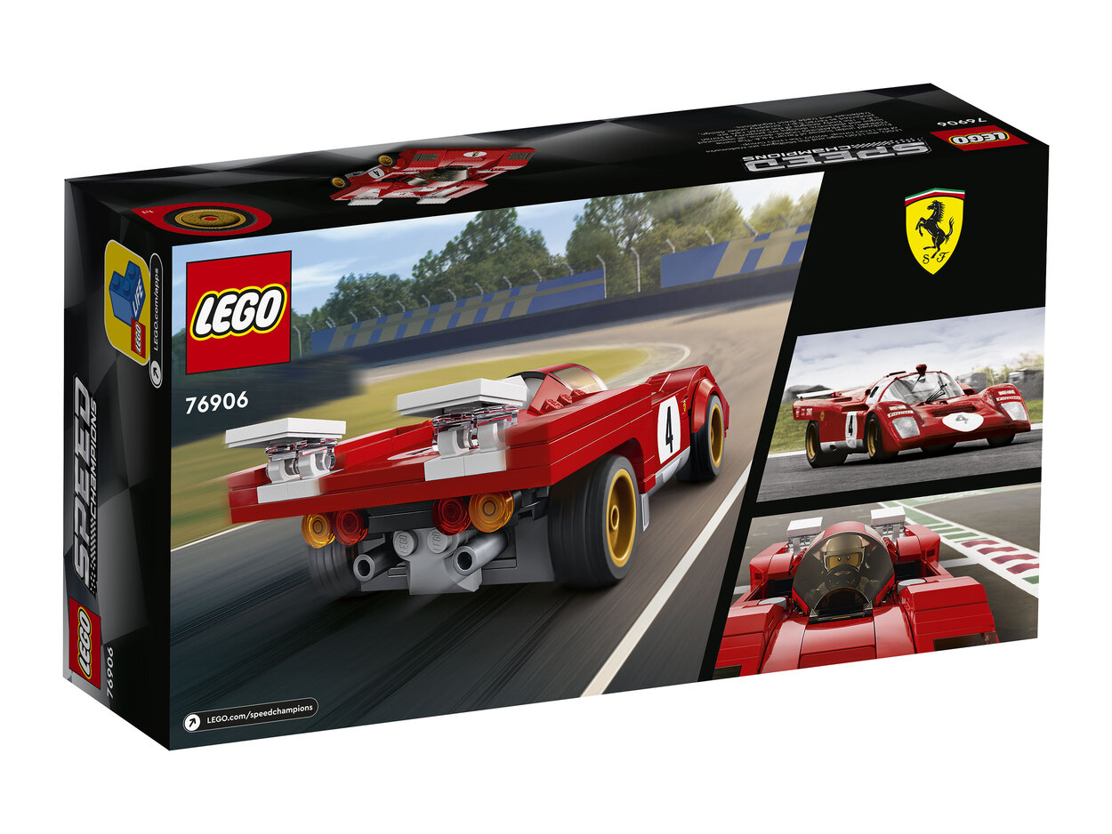 Конструктор Lego Speed Champions 1970 Ferrari 512 M 291 деталей 76906